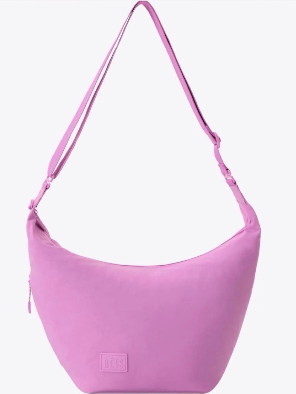 Beis Crescent Catchall Pink Crossbody Convertible Bag